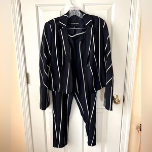 Who What Where Striped Pantsuit